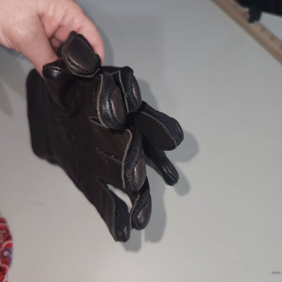 Harley-Davidson Mens Black Leather Riding Gloves 2XL - Picture 6 of 9